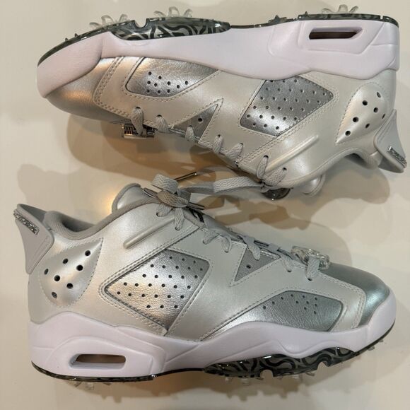 Nike Air Jordan 6 Low G NRG Shoes Metallic Silver Gift FD6719-001 M7.5 / W9 main image 7